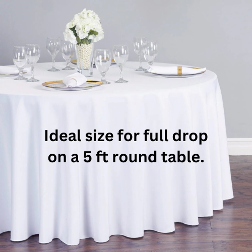 Supplier product photograph: Round Table Linen (120″)